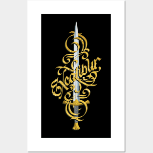 Excalibur Gold Posters and Art